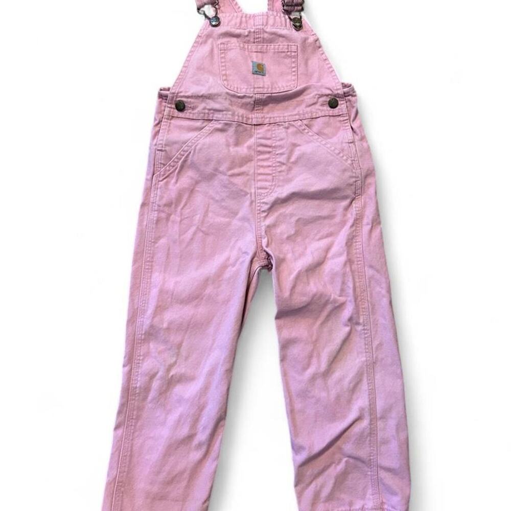 Carhartt pink overalls Size 4T workwear girly outdoors